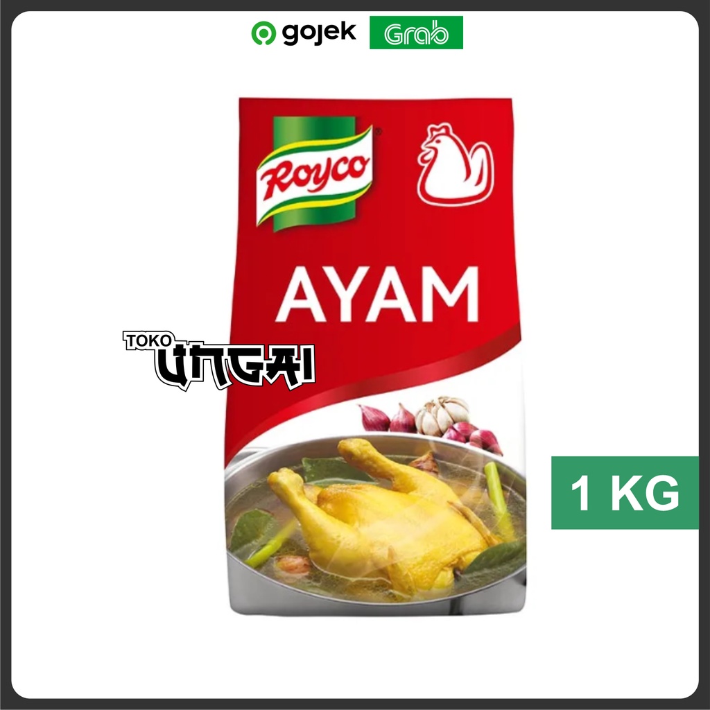 

ROYCO AYAM 1 kg - Bumbu Kaldu Ayam Bumbu Penyedap Makanan Rasa Ayam 1kg