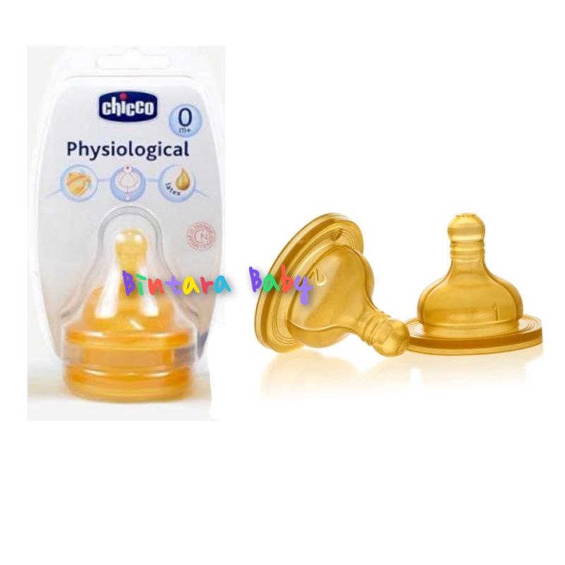 Chicco Nipple Latex / Dot Latex chicco isi 2 dapat dipakai pada pigeon wide neck, avent classic / nipple karet latex