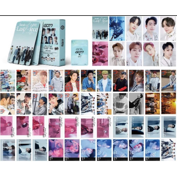 54pcs / set Kartu Lomo Foto Kpop HD Stray Kids ATEEZ GOT7 TWICE NCT 2020 NCT 127