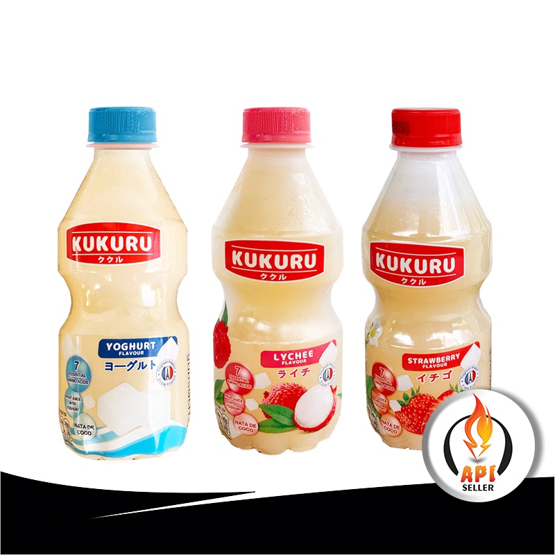 KUKURU YOGHURT WITH NATA DE COCO 280ml