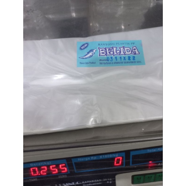 pp ikan belida 03x11x22. berat -+250g