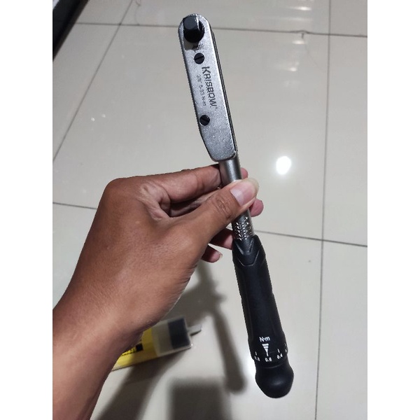 Krisbow kunci torsi/kunci momen/torque wrench 3/8 inc