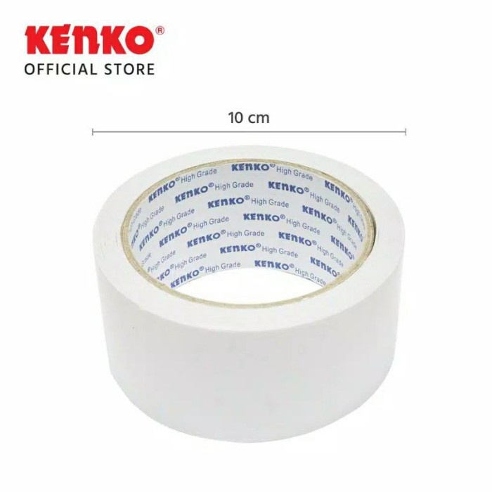 

Kenko Doubel Tape 2 Inch - Isolasi Bolak-Balik 48 MM x 12 Yards - Double Tape 10 Meter