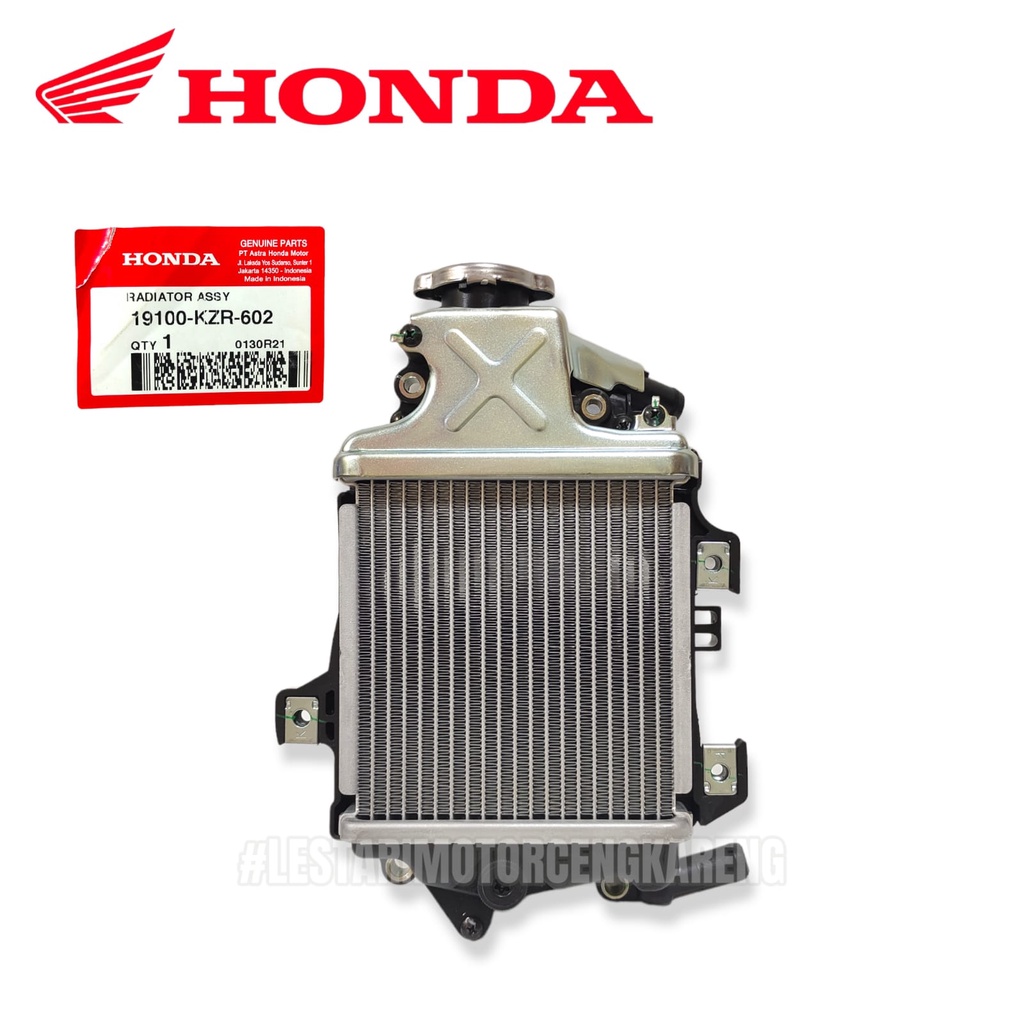 RADIATOR ASSY VARIO 125 OLD 19100-KZR-601 ASLI ORIGINAL HONDA KOMPLIT