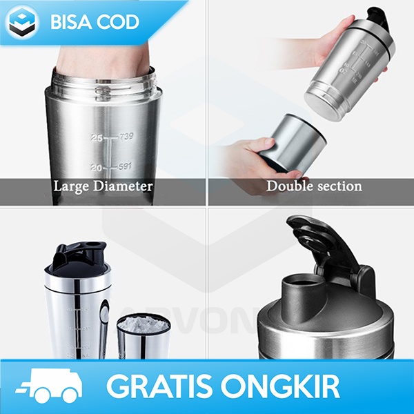 WATER BOTTLE TUMBLR STAINLESS STEEL BOTOL MINUM KEKINIAN FOOD GRADE