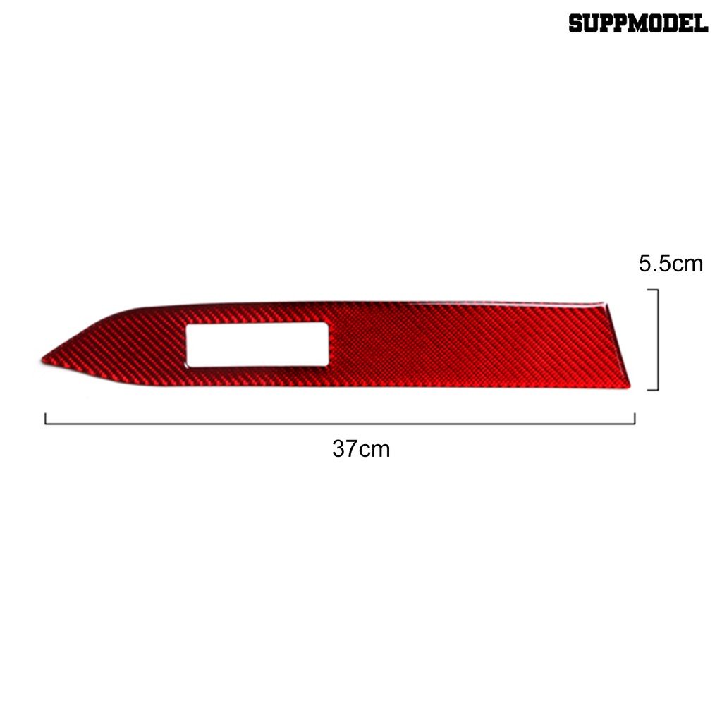 Sm - Stiker Cover Panel Dashboard 3D Carbon Fiber Dapat Dipakai Ulang Untuk Mustang 2015-2019