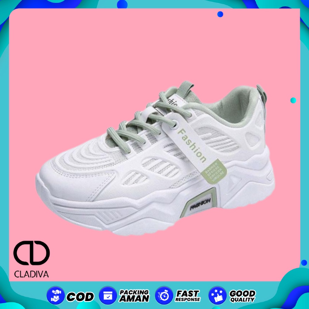 Sepatu Sneakers Wanita Korea Import Fashion Korean Style LX2012 FSH271 Cladiva