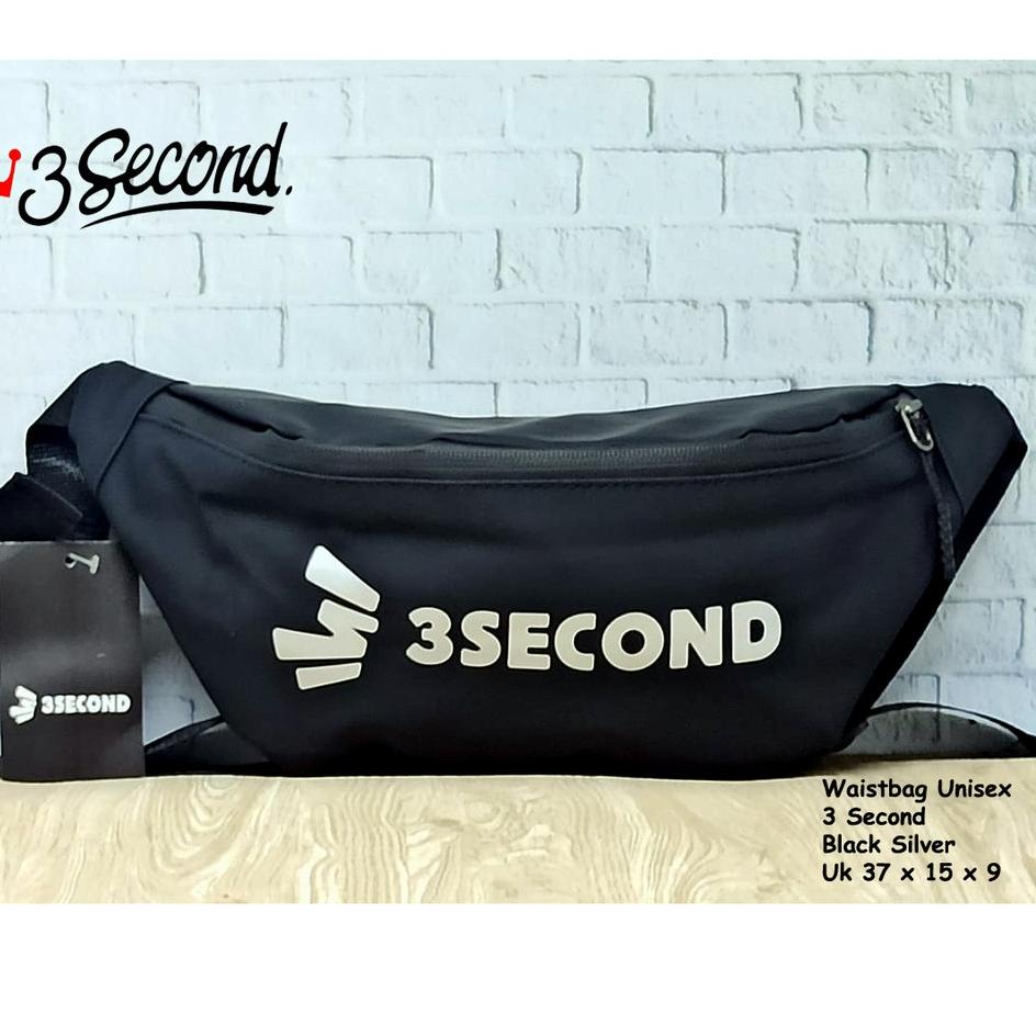 Tas Pinggang 3Second Waterproof Import High Quality Tas Pinggang Tas selempang Unisex "JMD.22Oc22ᵀ"