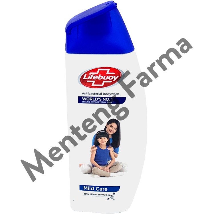 Lifebuoy Sabun Mandi Cair Mild Care 300 ML - Sabun Antibakteri ActivSilver dan Milk Cream