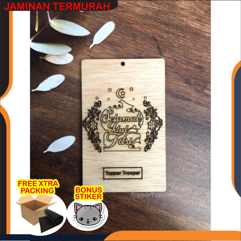

Promo Tag Hampers Idul Fitri Kayu / Hiasan Idul Fitri Elegan