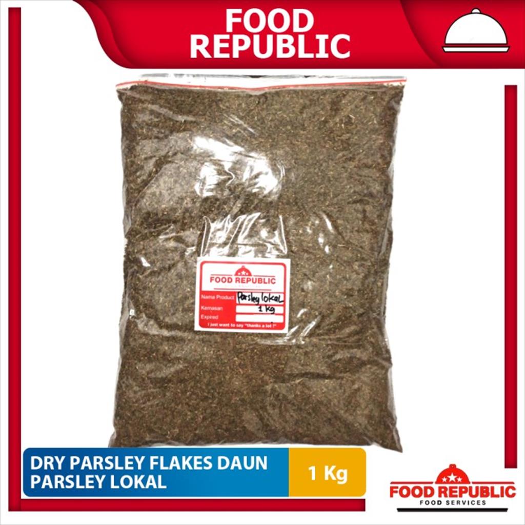 Jual Daun Parsley Flake Lokal 1 Kg Dry Parsley Flakes Topping Makanan