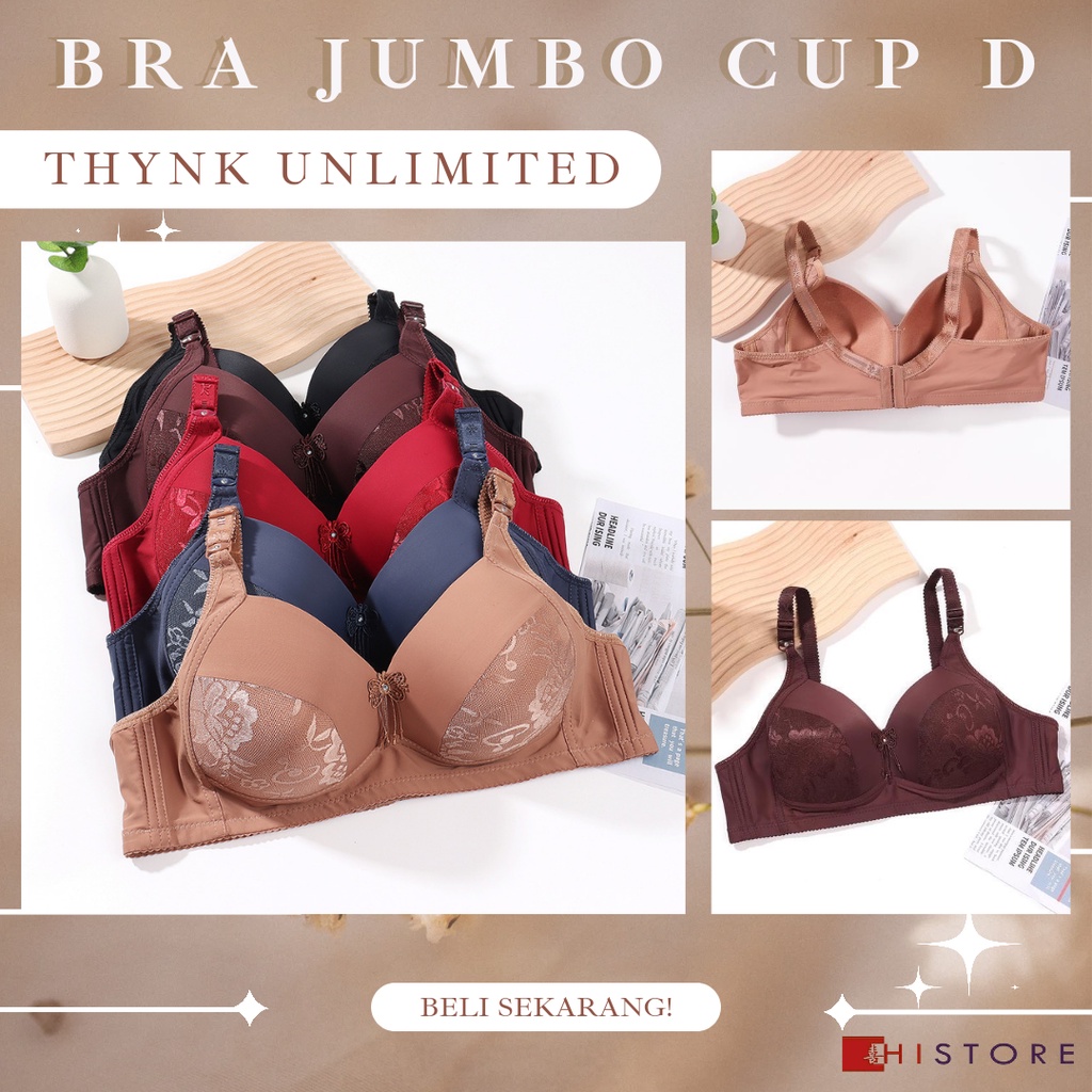 [HI] Bra BH JUMBO CUP D Fashion Wanita Bra wanita Premium BH Busa Tipis Tanpa Kawat Sangat Nyaman 5679