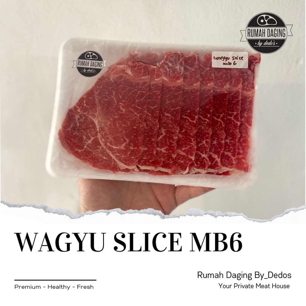

WAGYU SLICE MB6 | DAGING SLICE BEEF