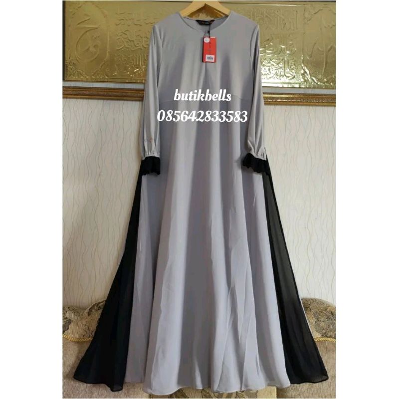 sale ❗dress asyifa grey - SiSeSa