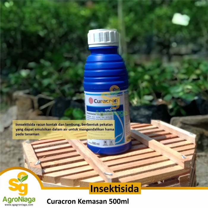 New Insektisida Curacron 500 EC Kemasan 500 ml Pestisida c@
