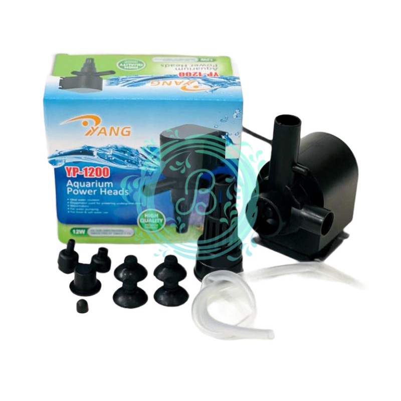 Yang YP 1200 Pompa Celup Aquarium Pompa Hidroponik Pompa Aquascape