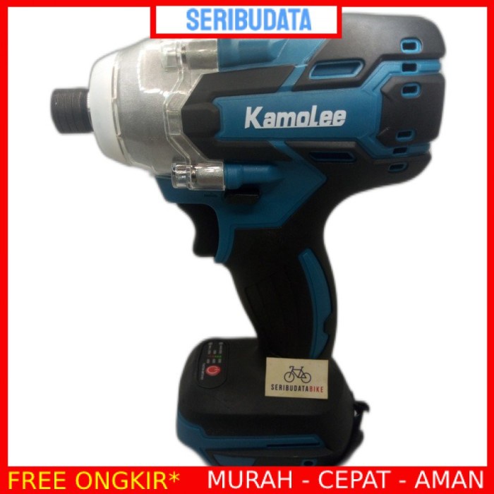 Mesin Bor Cordless Impact Driver Kamolee 18V 21V 520Nm Unit Only