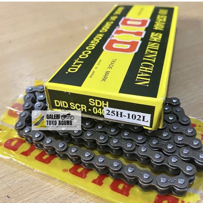 rantai keteng kamprat CRF Tiger stoke up model cb 102 L DID Rantai keteng kamprat mata mata 102 did 