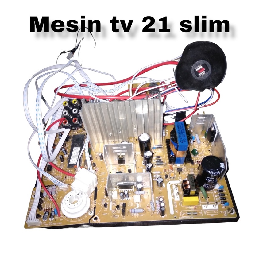 Mesin TV Tabung Slim 14/21in WANSONIC Analog Lama