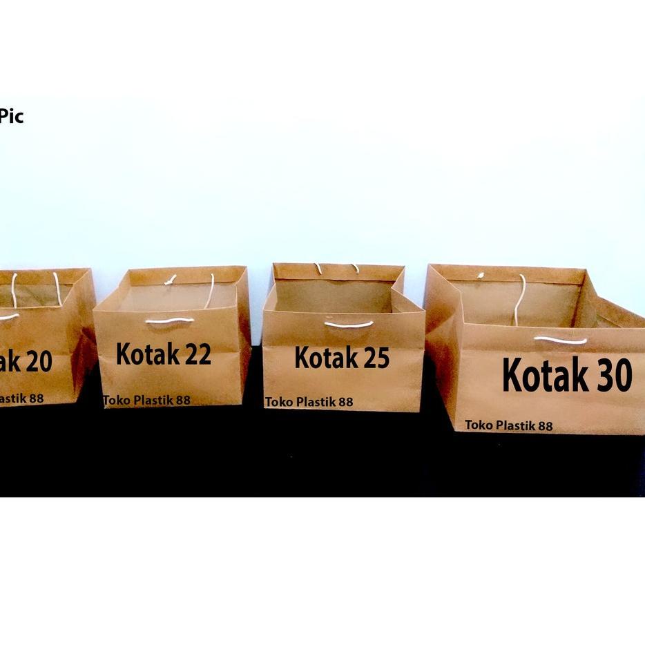 

Baru Paperbag Coklat Polos Size Kotak 22 ✓