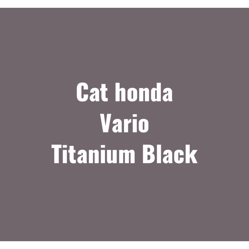 Cat Honda Vario Titanium Black