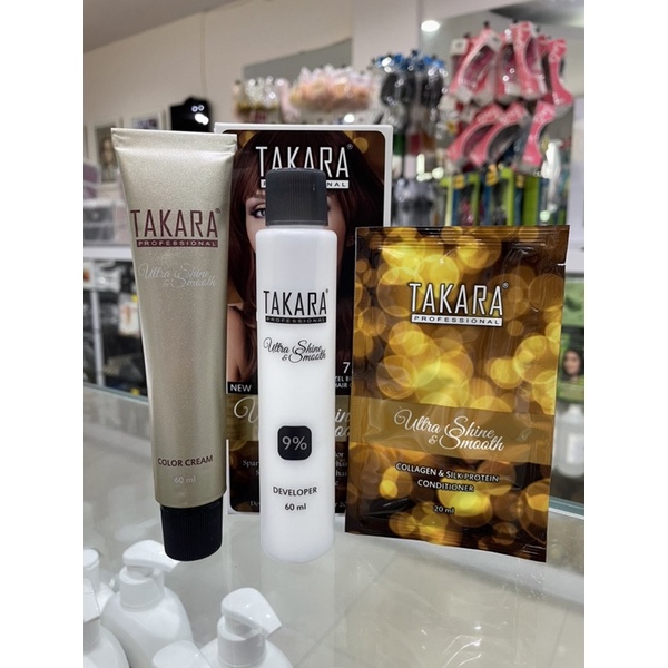 Takara Professional Ultra Shine &amp; Smooth 7.75 Hazel Brown Hair Color
