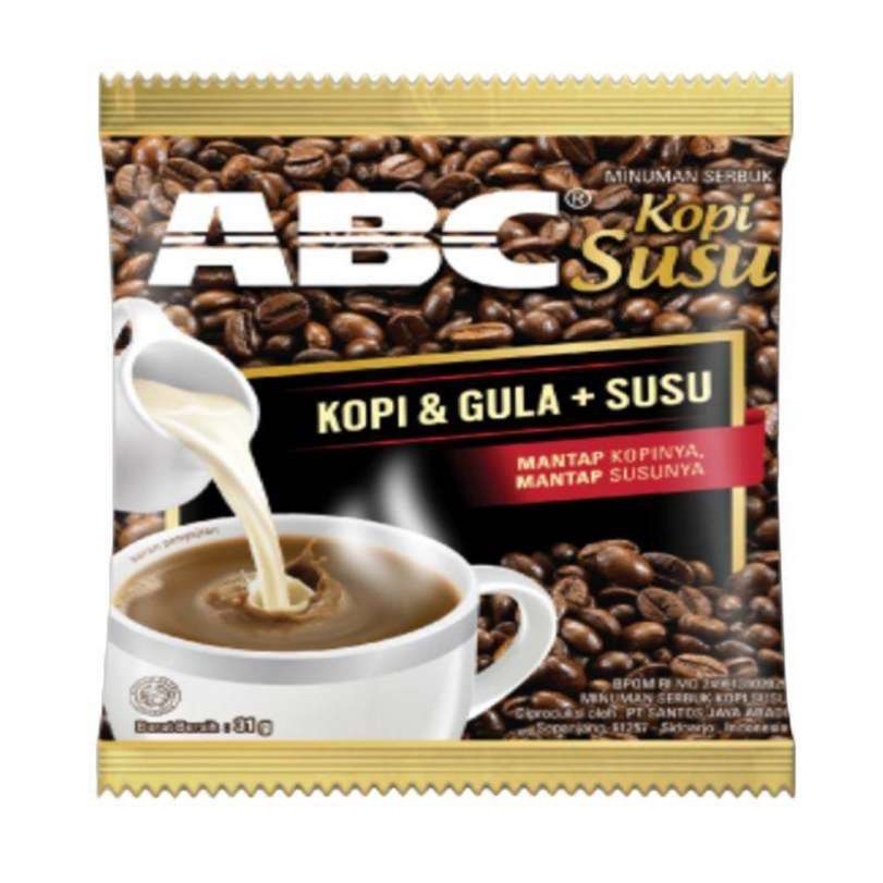 

Kopi ABC susu Ecer Renceng (31 gr/ 10 sachet)