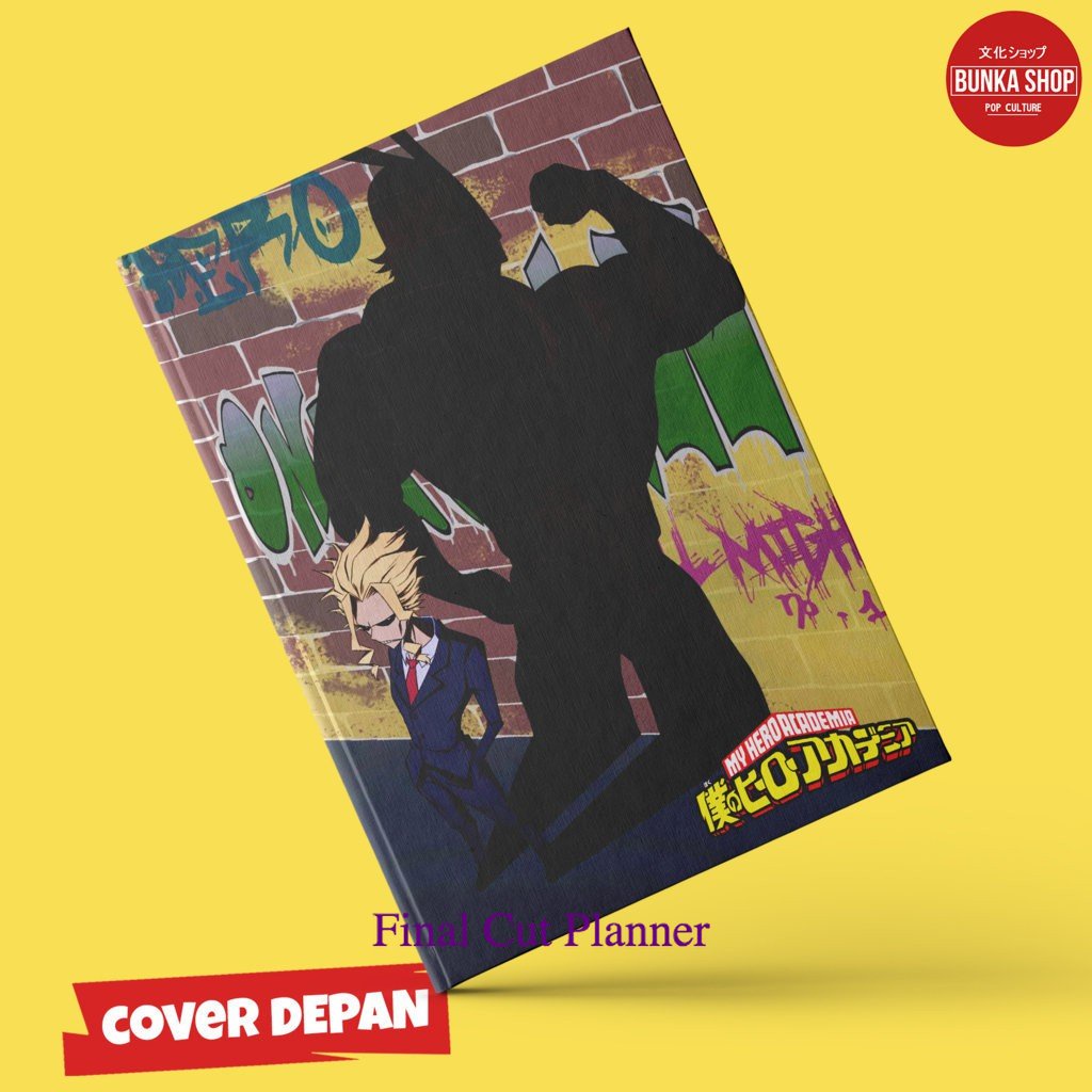 

Note Book Anime Boku no Hero Academia All Might The Hero Hardcover A5 Buku Tulis Catatan Murah .