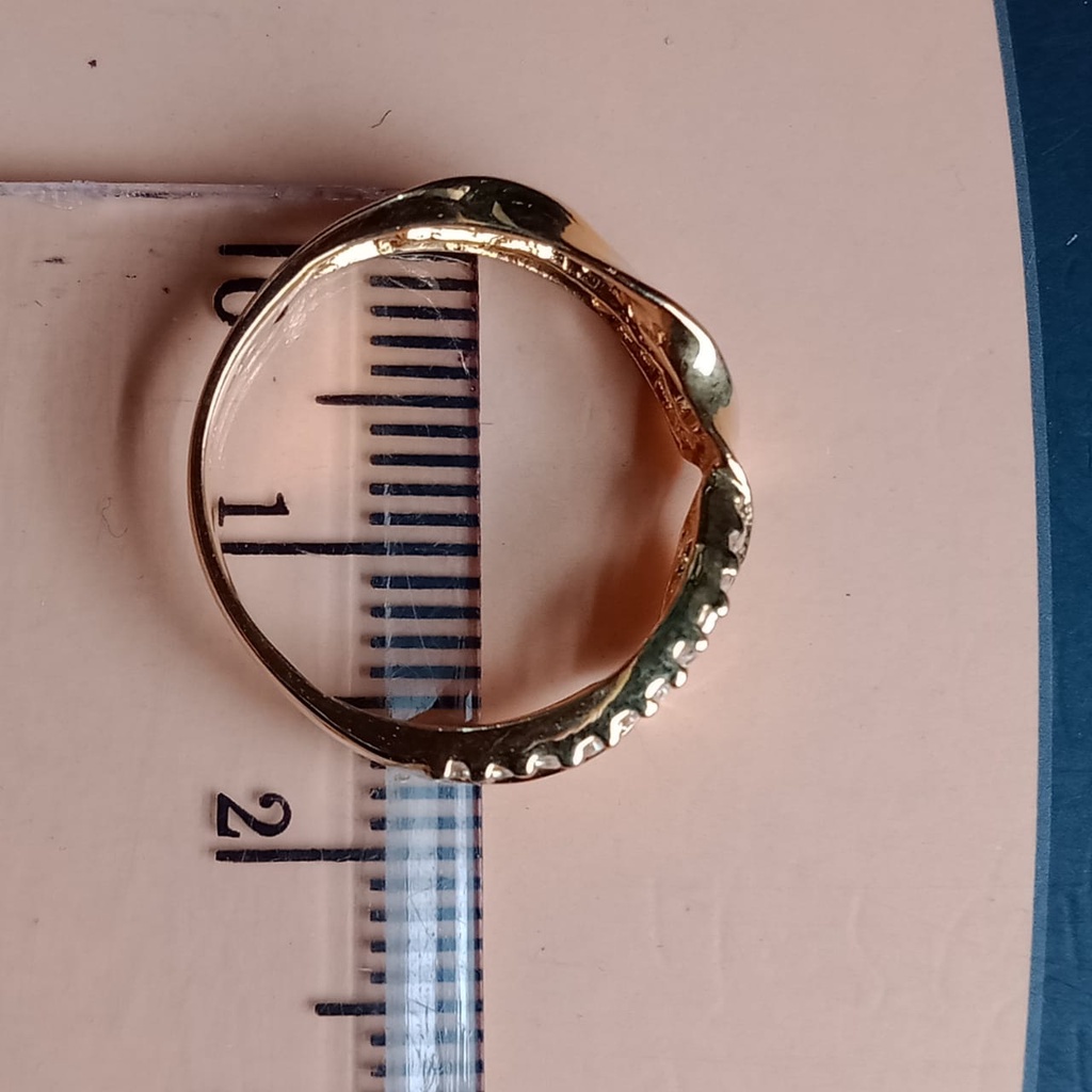 Cincin emas 17K - 2.1 gr kadar 750 - 3747