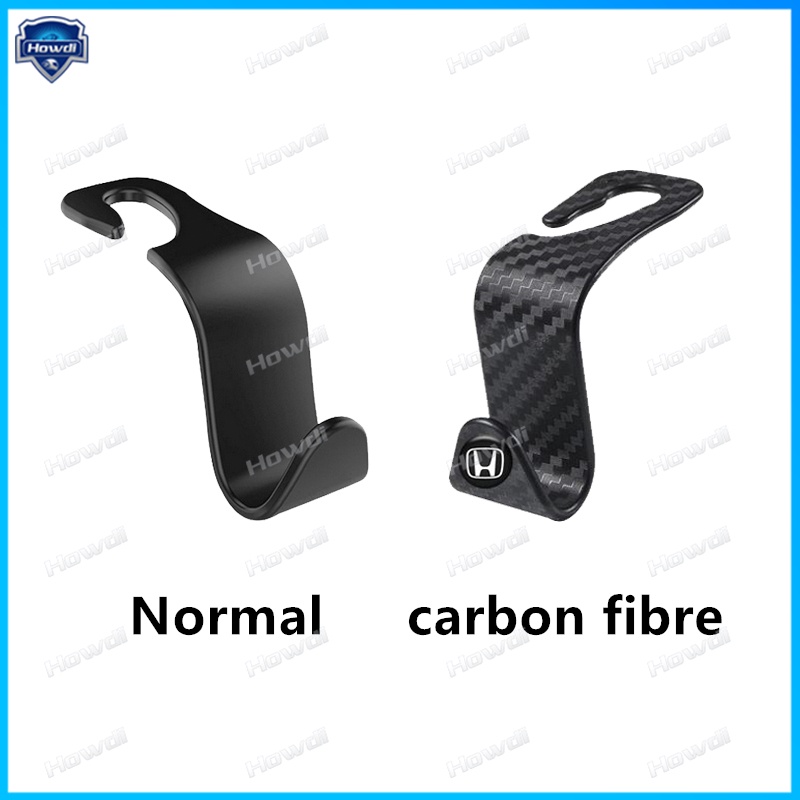 1pc Kait Gantungan Taskantong Belanjaan Multifungsi Bahan Carbon Fiber Untuk Sandaran Kepala Jok Mobil