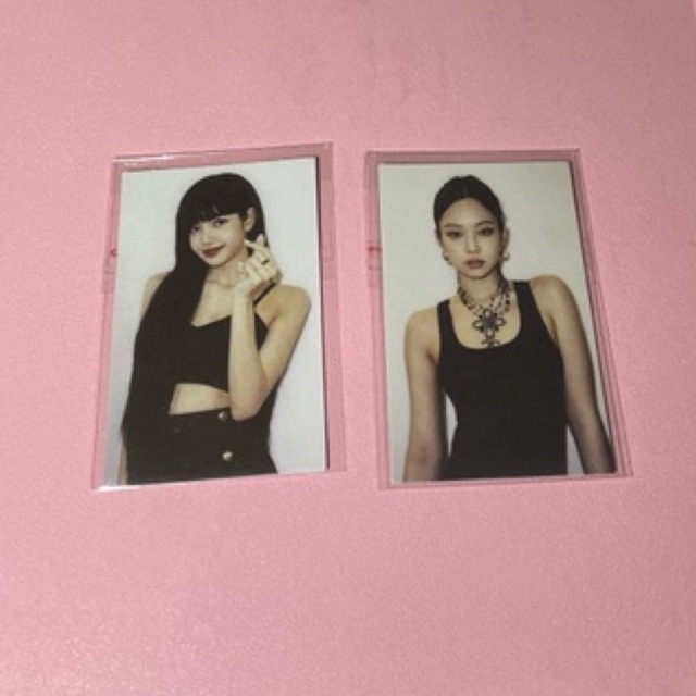 JENNIE LISA THE ALBUM photocard official