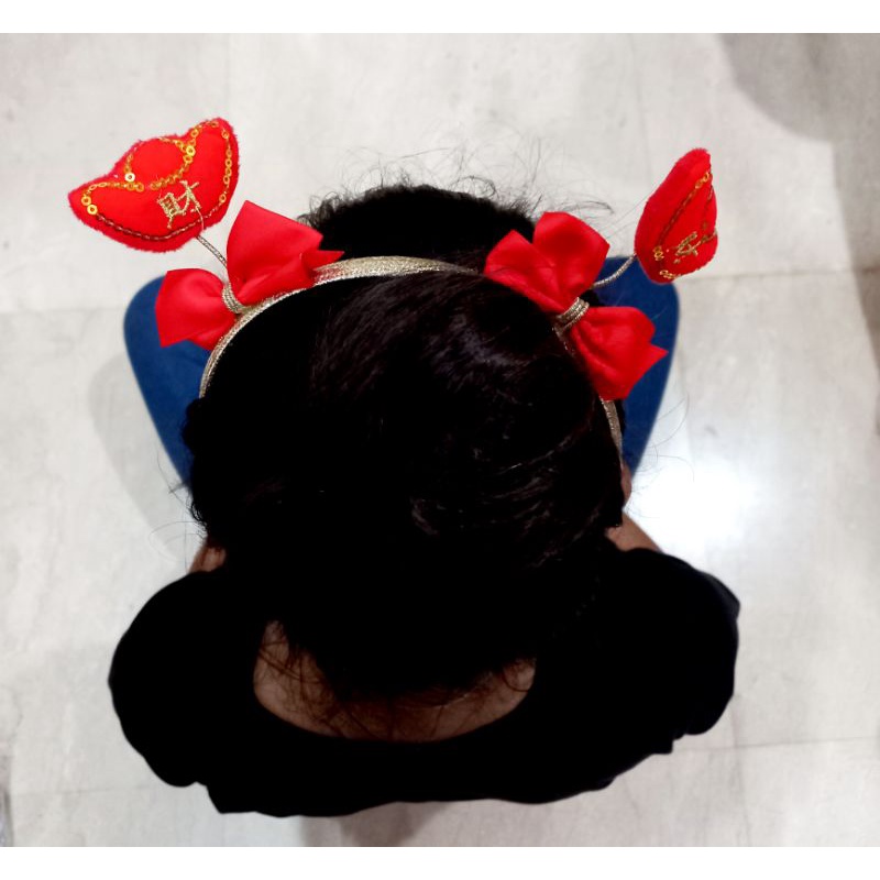 Bando Imlek Sincia Huanzhu / Bando Princess Imlek / Hiasan Rambut Imlek