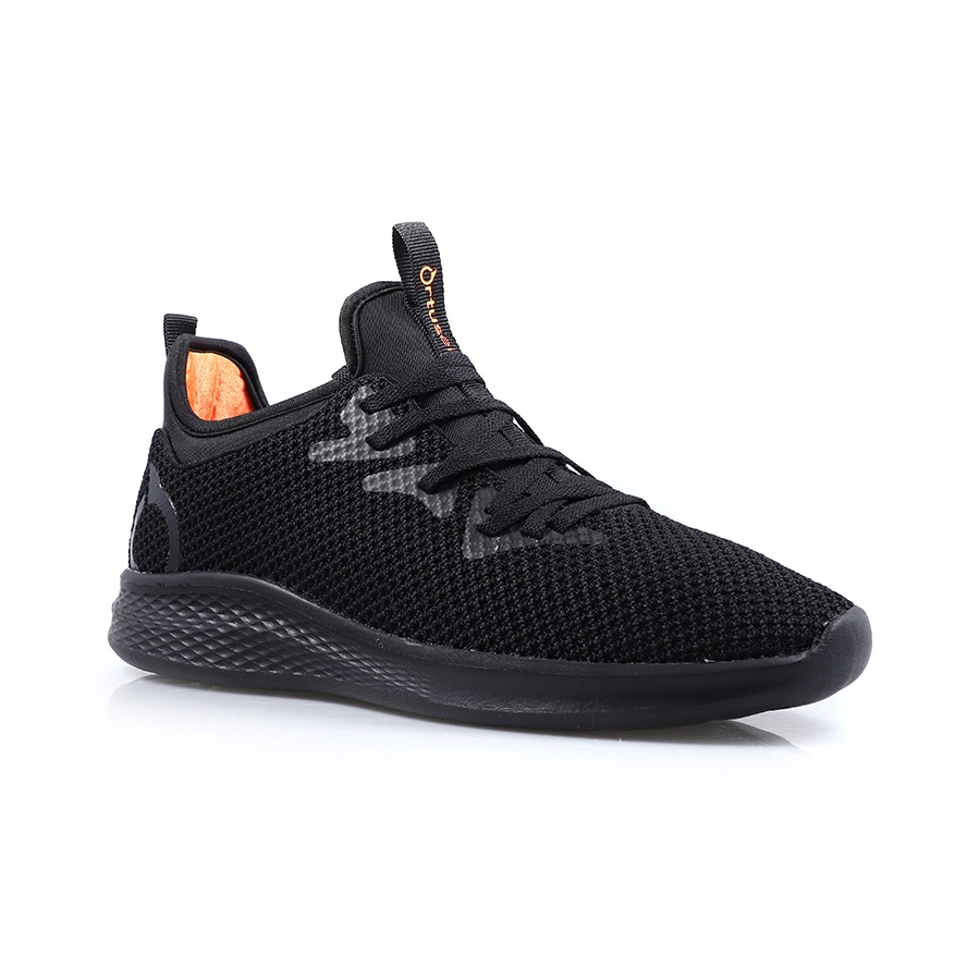 Ortuseight sepatu Lari / Sneakers Pria Phyton Ultra Black
