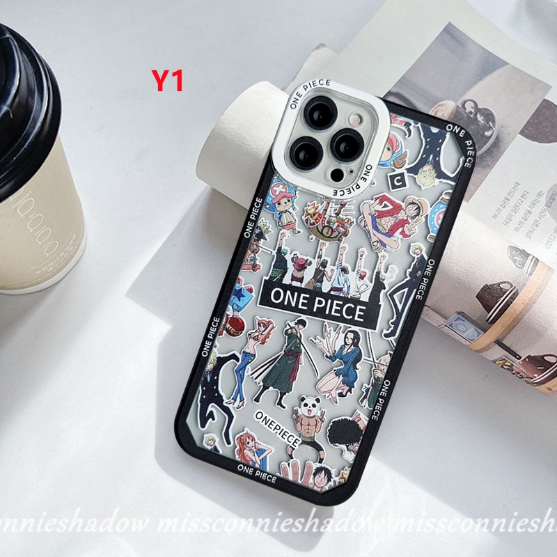 Casing OPPO A17 A12 A17K A16 A15 A96 A55 A57 A77 A95 A5s A54 A1K A15s A16K A7 Reno5 5F 7Z 7 4F 6 A74 A5 A9 A3s A31 A76 A12E A11 A94 A35 Kartun Trendy One Piece Tickets Sarung Soft Case