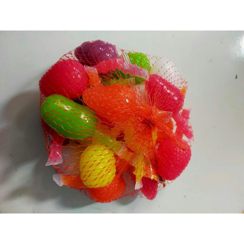 Jelly jaring bentuk buah isi 10 pcs. Jeli jaring bentuk buah