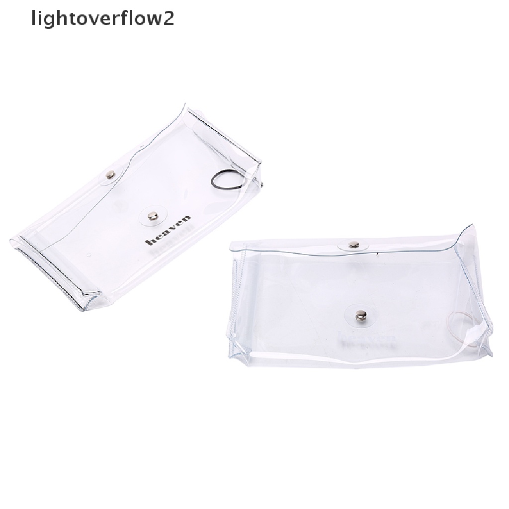 (lightoverflow2) Tempat Pensil Transparan Bahan PVC