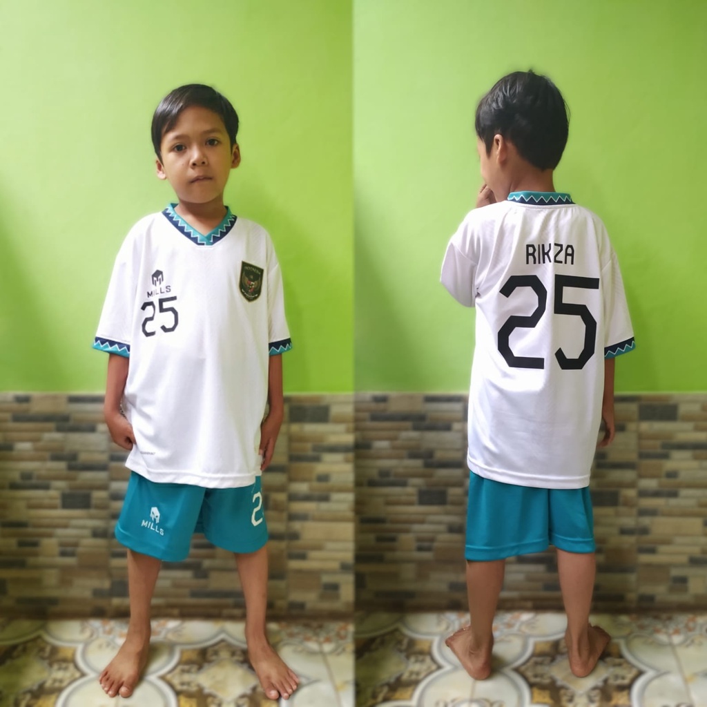 BEST SELLER baju bola anak timnas indonesia terbaru 2022/2023 bs request nama