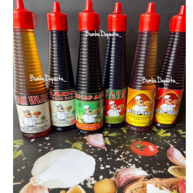 (3 botol) Cap Koki Raja Rasa / Minyak Wijen / Kecap Asin / Saos Tiram / Kecap Ikan / Saos Inggris