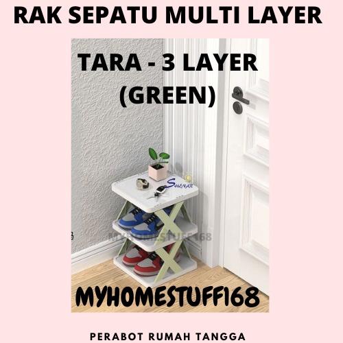 RAK SEPATU MODEL LIPAT PORTABLE / MULTI LAYER SERBAGUNA MAX 5 LAYER