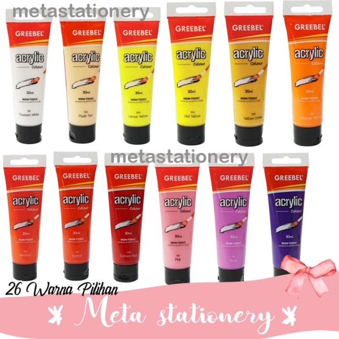 

Update Acrylic Color / Cat Acrylic Grebeel 30Ml ( Part 1 ) Sale!!!