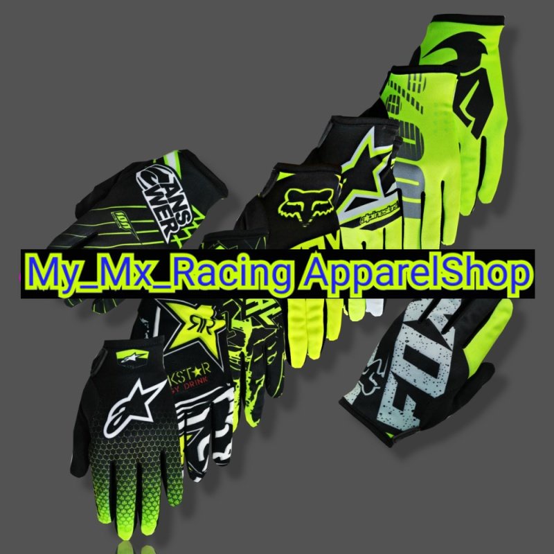 BISA COD Sarung Tangan Trail - Sarung Tangan Motocross - Glove Fullprint - Glove Trabas Enduro - M8