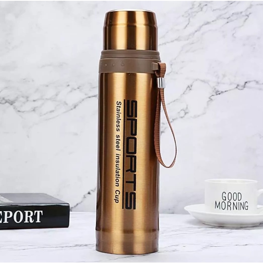 Termos-Tumbler SPORT SPORTS Vacuum Flask Cup Bahan Stainless Steel-TERMOS GLOSY SPORT 750ML / TERMOS AIR PANAS 750 ML