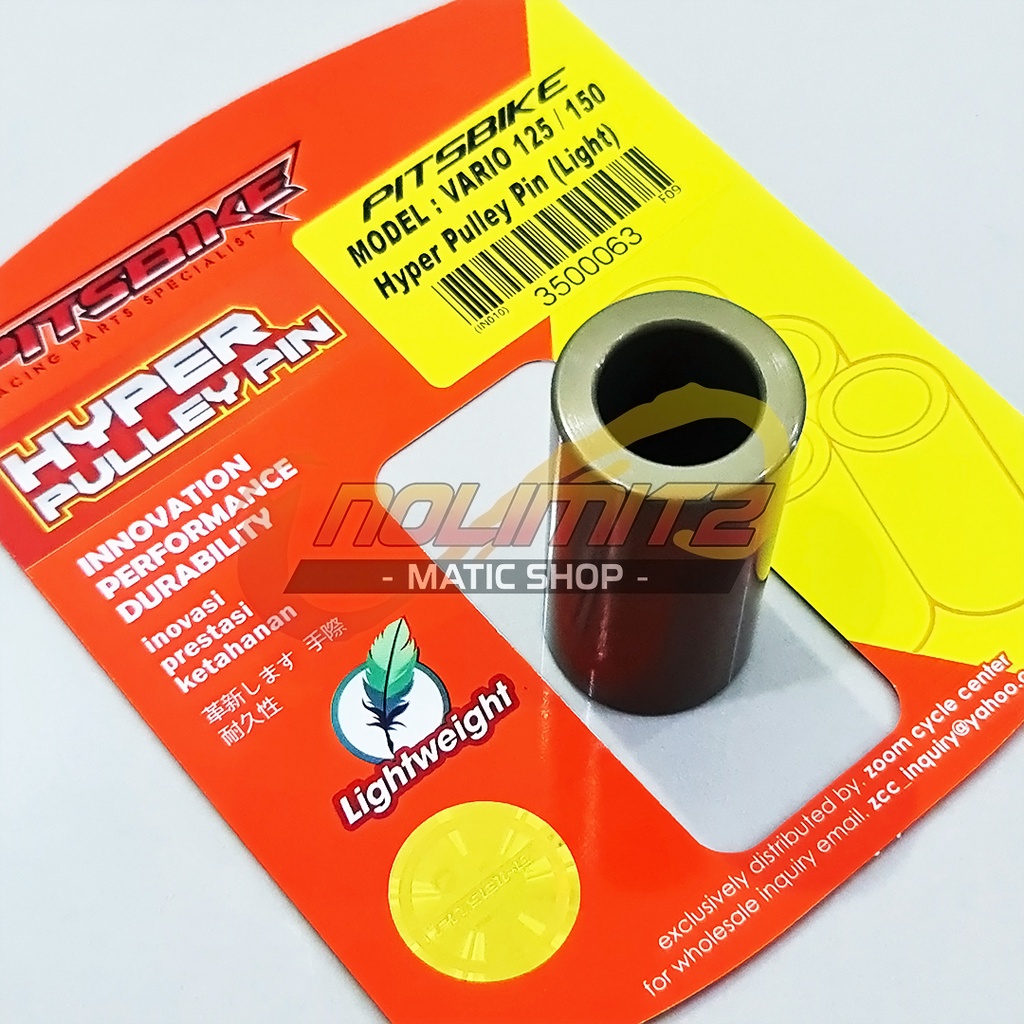 Hyper Pulley Pin Pitsbike Bushing CVT Rumah Roller Honda Vario 125 150