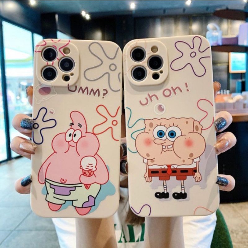 CASE MOTIF SPONGEBOB PATRICK FOR TYPE SAMSUNG GALAXY A03S A03 CORE A13 4G A32 4G J2 PRIME GRAND PRIME - UA