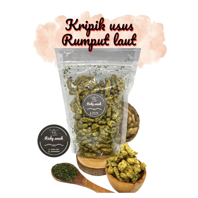 

Kripik usus /Usus krispi /Cemilan usus /Snack usus rasa rumput laut