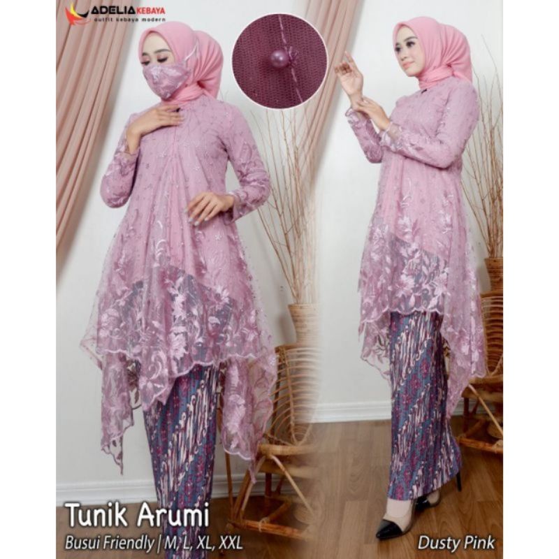 Set tunik kebaya modern/kebaya Arumi