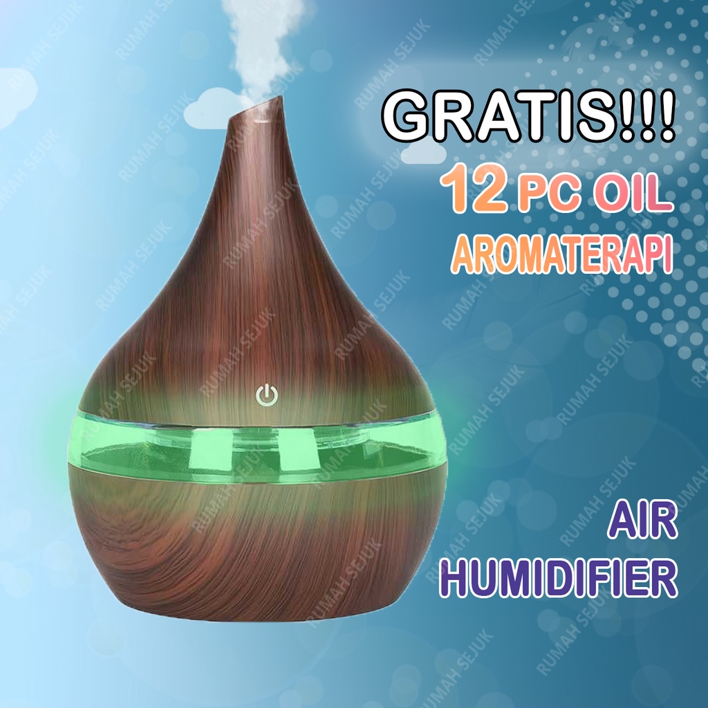 Humidifier Diffuser Aromatherapy Essential Oil Pelembab Udara Aromaterapi Disfuser Ultrasonic Pelembab Udara Pengharum Ruangan Humadifier Humudifier Dispuser Humifider Humdifier Purifier Difusser Defuser Humidifer