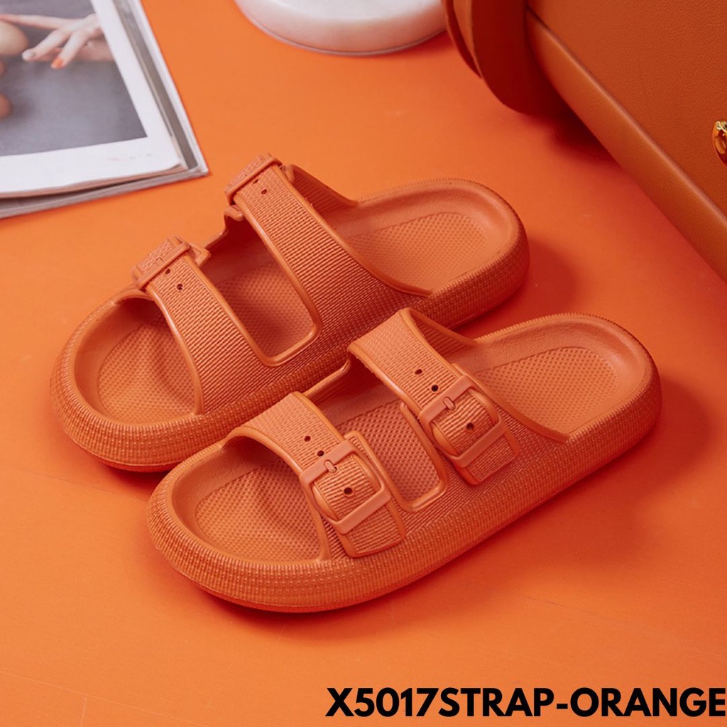 SANDAL COUPLE KEKINIAN SLIP-ON PRAKTIS DIPAKAI COMFORTABLE MANLY GIRLY BAHAN RUBBER IMPORT 5017STRAP