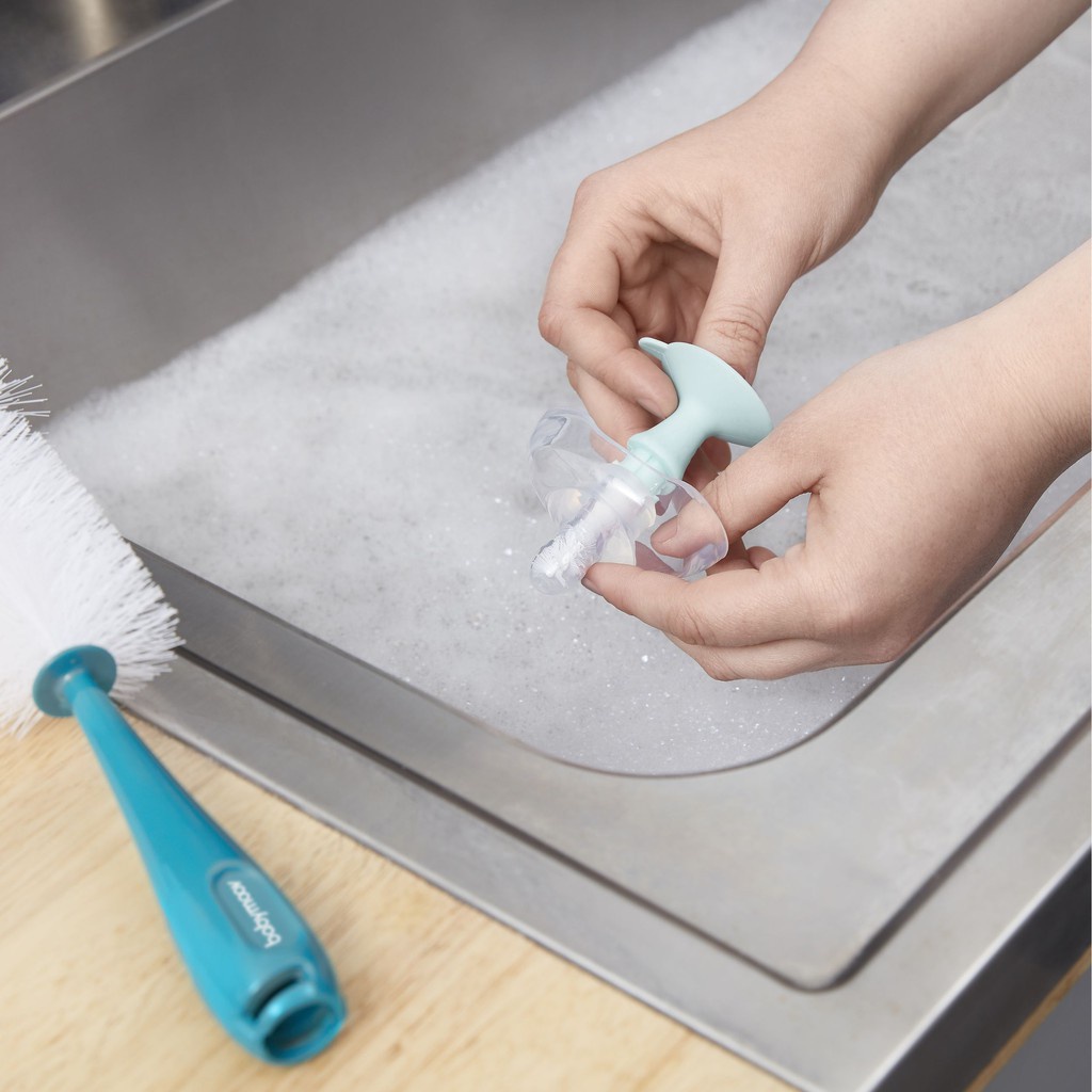 Babymoov – 2 in 1 Bottle Brush / Sikat Pembersih Botol Susu Bayi / Sikat Botol