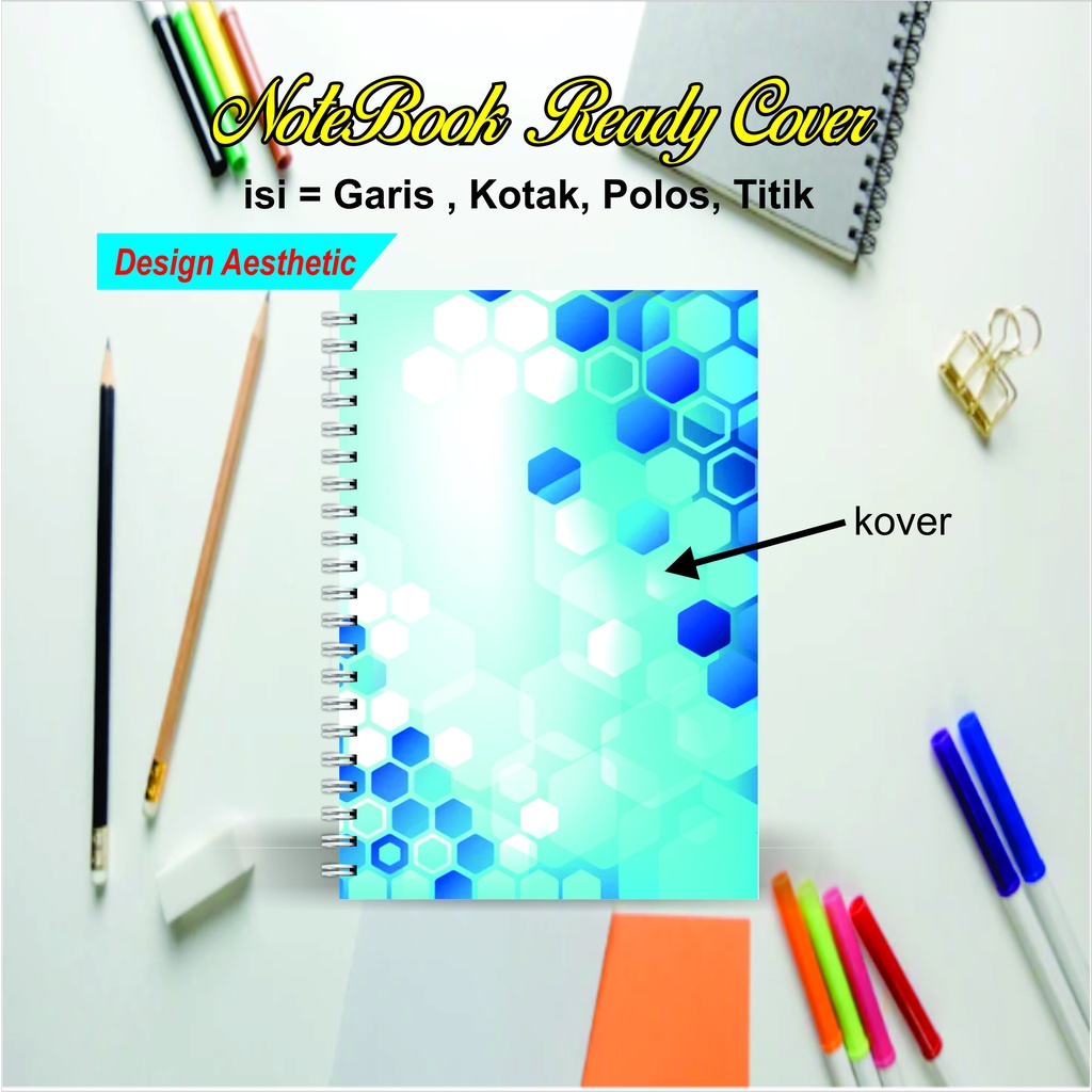 

Notebook Aesthetic | Ready Cover | A5 | 100 Page